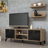 Ferniso Mobilya 138 Cm Tv Ünitesi Çam-Mermer Desen