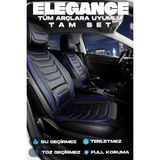 Ferno Full Ortopedik Tüm Araçlara Uyumlu Terletmez Elegance Serisi Deri Oto Koltuk Kılıfı 5li Takım Set