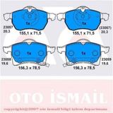 FERODO FDB1295 Fren Balatası Ön Astra G 1.8 2.0Cc 98-04 Zafira A 99- Zafira B 05-