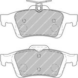 Ferodo Fdb1931 Fren Balatası Arka Laguna 01- Latitude 11- Vel Satış 02- Espace 02- Vectra C 0208 0208 Signum 0308 0308 Cma Iı 10- Focus Iı Cb4 04