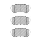 FERODO FDB1956 Fren Balatası Arka Accent Era 07-11 İ30 07- İx35 09- / Ceed 07- Picanto 11- Rio II 05- Sportage 04-