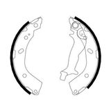 Ferodo FSB4083 Arka Fren Balatası Kampana Tip Pabuç Hyundai Getz 2002- 583051CA00