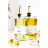Feronyahome & Garden 2'li 500ml Cam Yağdanlık Şişesi–Zeytinyağı&Sosluk Şişesi |Sızdırmaz Kapaklı, Modern Mutfak Aksesuarı