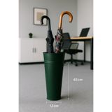 Feronyahome & Garden Metal Organizasyon Vazosu & Özel Boyalı Metal Şemsiyelik [Yeşil]