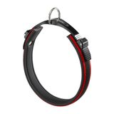 Ferplast Ergonomik köpek tasması ERGOCOMFORT C25 / 60, çift mikro düzenleme kilidi, yumuşak dolgu, hızlı kilit, A: 52 ÷ 60 cm - B: 25 mm kırmızı