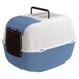 Ferplast Prima Azzurra Kapalı Kedi Tuvaleti 39.5 X 52.5 X 38 Cm