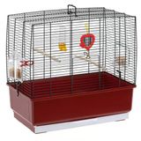 Ferplast REKORD 3 Siyah - Kanarya ve Küçük Egzotik Kuş Kafesi, 49,5 x 30 x y 47,5 cm