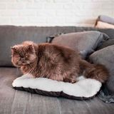 Ferplast Relax Marrone Bej Kedi Köpek Peluş Yatak