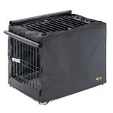 Ferplast SUPERIOR 120 Katlanır Köpek Kafesi 3 Açıklıklı, Bölücü Dahil, Çift Emniyet Kilidi, Kolay Hareket İçin 4 Tekerlek, 50 Kg'a Kadar, 118 x 77 x Y 82,5 cm
