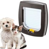 Ferplast Swıng 1 Kedi-Köpek Kapısı,Kahve,14,8X14,5, Standard, Kahverengi