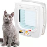 Ferplast Swıng 7 Kedi-Köpek Kapı,Byz,13,5X13,7 Mnyt, Magnetic, Beyaz