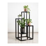 FERR CONCEPT 4 Katlı Dekoratif Metal Saksılık & Modern Endüstriyel Merdiven Saksı Standı