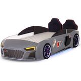 Ferraminii Gri Arabalı Yatak V12 Audi Full Ledli Kumandalı ve Müzikli - 90 x 190 cm