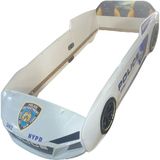 Ferraminii Polis Beyaz Arabalı Yatak V12 Audi Full Ledli Kumandalı ve Müzikli