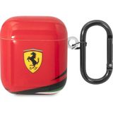 Ferrari Airpods Kılıf Orjinal Lisanslı Iml Baskılı Klasik Logolu Kılıf Kırmızı
