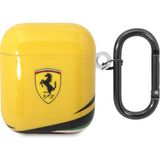 Ferrari Airpods Kılıf Orjinal Lisanslı Iml Baskılı Klasik Logolu Kılıf Sarı