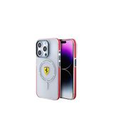 Ferrari Ferrari Iphone 15 Pro Contrast Bumper Sf Ring Magsafe Uyumlu Telefon Kılıfı - Kırmızı