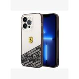 Ferrari iPhone 14 Pro Max Şeffaf Alt Baskılı Kılıf