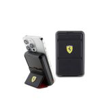 Ferrari Magsafe Şarj Özellikli Powerbank Ferrari 973WPStandlı Metal Logolu 10.000mAh Siyah