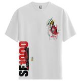 Ferrari Sf1000 – %100 Pamuklu Erkek Beyaz Tişört – Premium Quality