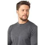 Ferraro 3982 Siyah/Antrasit Bisiklet Yaka Superfine Yün Erkek Kazak