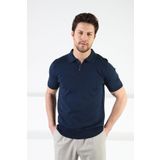Ferraro A.laci Polo Yaka Fermuarlı %100 Pamuk Erkek Triko T-shirt