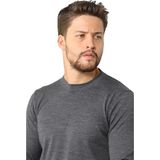 Ferraro Antrasit Bisiklet Yaka Superfine Erkek Triko Kazak - M