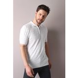 Ferraro Beyaz Fermuarlı Polo Yaka %100 Pamuk Erkek Triko T-shirt