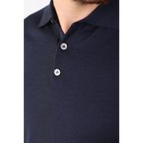 Ferraro Lacivert Polo Yaka Superfine Erkek Triko Kazak - M
