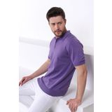 Ferraro Petunia Polo Yaka Düz Renk %100 Pamuk Erkek Triko T-shirt