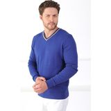 Ferraro Saks V Yaka Erkek Pamuk Kazak - 2XL