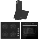 Ferre Black Mila Fryart D086 - CS205 - XE63CS 3'lü Ankastre Set