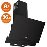 Ferre D063-SA Duvar Tipi Siyah Silentart Girintili Davlumbaz 36 dB Sessiz Çalışma