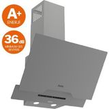 Ferre D065-SA Gri Silentart Davlumbaz Duvar Tipi Cam Malzeme ile Şık Tasarım