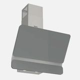 Ferre D082 60 cm Çift Camlı Plane Dokunmatik Gri Davlumbaz