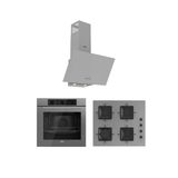 Ferre Ferre Flowart Serisi (Qbl62cpr-Ss208-D088) Ankastre Set