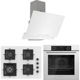 Ferre Flameart SC Serisi SC406-WFA - XE63CB - D064 Beyaz 3'lü Ankastre Set