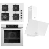 Ferre Flameart SC Serisi SC406-WFA - XE63CB - D087 Beyaz 3'lü Ankastre Set