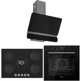 Ferre Flowart Evolis Elite Siyah 3'lü Ankastre Set ( QBL63CS-RS035-D080 )