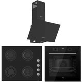 Ferre Flowart Lumora Essential Siyah 3'lü Ankastre Set ( QBL63CS-CS205-D086 )