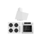 Ferre Flowart Lumora Plus Beyaz 3'lü Ankastre Set ( QBL63CB-CS206-D078 )