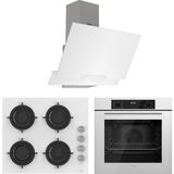 Ferre Flowart Lumora Pro QBL63CB - CS206 - D064 Beyaz 3'lü Ankastre Set