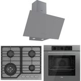 Ferre Flowart Nt Asimetrik Seriisi 3'lü Gri Ankastre Set ( QBL62CPR-NT028-D079 )