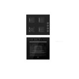 Ferre Flowart Serisi 2' Li Siyah (Qbl62cs Ss205) Ankastre Set