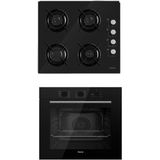 Ferre Flowart Serisi 2'li Siyah Ankastre Set (QBL62CS 2140 ) Ankastre Set