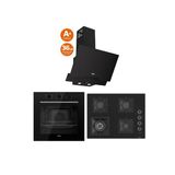 Ferre Flowart Serisi (QBL62CS SC405 D063) Ankastre Set