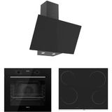 Ferre Flowart Serisi (QBL63CS-MS261 Elektirikli Ocak -D077) Ankastre Set