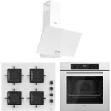 Ferre Flowart Ventora Essential Beyaz 3'lü Ankastre Set ( QBL63CB-SS206-D087 )