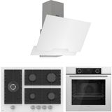 Ferre Fryart Bl Modüler Serisi Beyaz Ankastre Cam Set (D064 + BL136 + XE63CB)