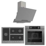 Ferre Fryart Bl Modüler Serisi D065 - BL138 - XE63CPR Gri 3'lü Ankastre Set